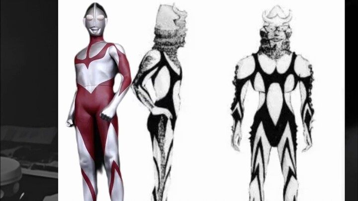 Protagonis Ultraman awalnya adalah monster, dan draf pertama terlihat seperti manusia ikan