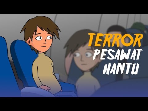 Terror Pesawat Hantu - Kartun Horror