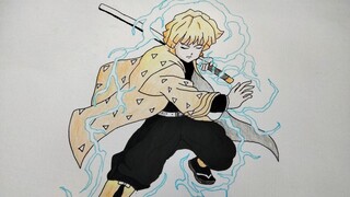 Drawing Zenitsu | Demon Slayer