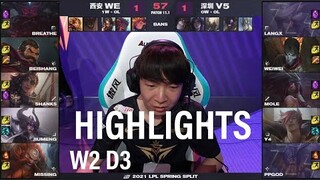 Highlight WE vs V5 (All Game) LPL Mùa Xuân 2021 | LPL Spring 2021 | Team WE vs Victory Five