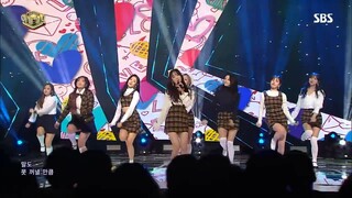 《ADORABLE》 Lovelyz(러블리즈) - Triangle(삼각형) @인기가요 Inkigayo 20180107