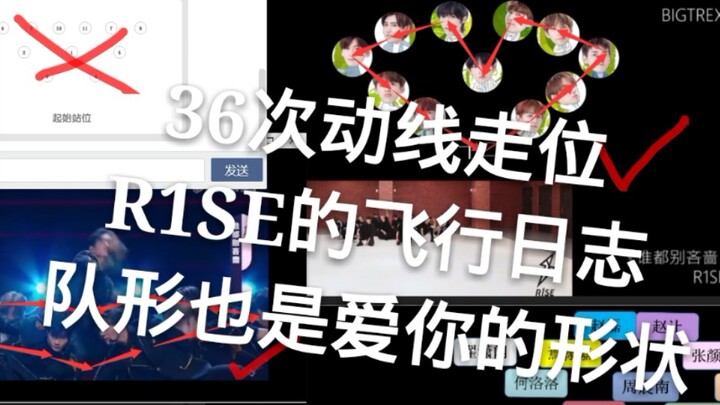 【R1SE】谁都别吝啬·36次精准动线走位 队形也是爱你的形状
