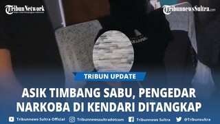 BREAKING NEWS Polisi Tangkap Pengedar Narkoba saat Timbang Sabu, Hendak Diedarkan di Wua-Wua Kendari