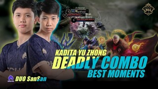 Best Moments 'Deadly Combo' Kadita Yu Zhong ECHO Sanji & Sanford vs RRQ Hoshi | M4 Word Championship