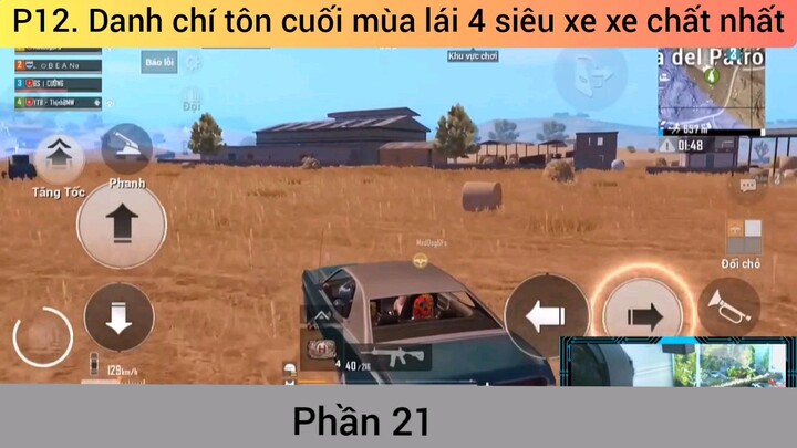 Rank chí tôn cuối mùa lái 4 siêu xe chất nhất phần 21