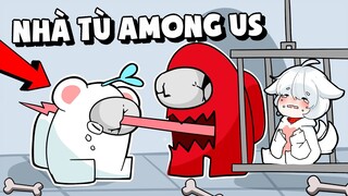 Mèo Simmy Giả Cứu Bé Mưa Khỏi "NHÀ TÙ AMONG US" Trong Mini World