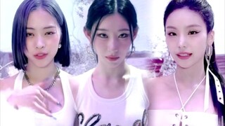 雪地小白狐彩领！ITZY全员怼脸Cheshire信天游，完颜团！