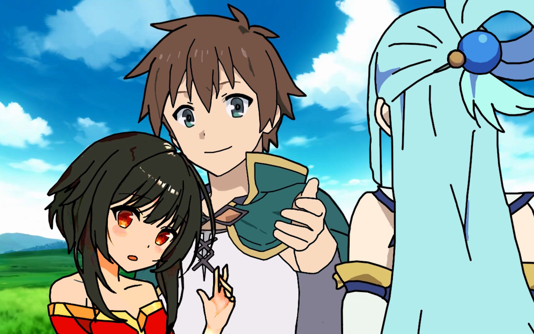 kazuma and aqua - BiliBili