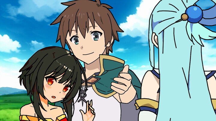 [Gambar Bermusik]Konosuba: Aqua - Aku Tidak Memedulikannya