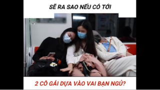 Bị gái ngủ dựa vào vai part 3 #giaitri