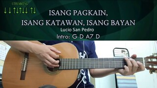 Isang Pagkain, Isang Katawan, Isang Bayan - Lucio San Pedro - Guitar Chords