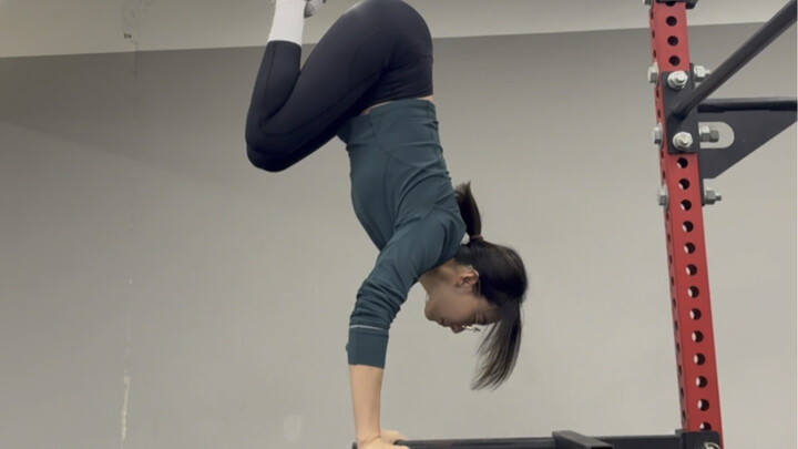 When I arrived at the gym at 8 a.m.!