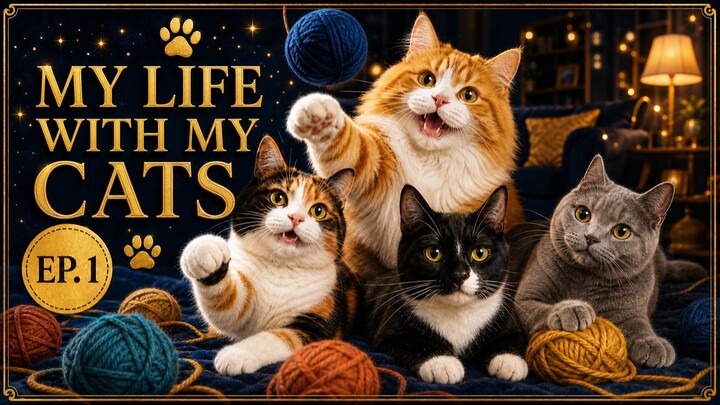 My Life with My Cats | Episode 1: Calú, Mitsu, Benji & How It All Began