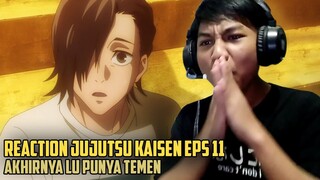 TEMAN PERTAMA JUNPEI - REACTION JUJUTSU KAISEN EPS 11 INDONESIA