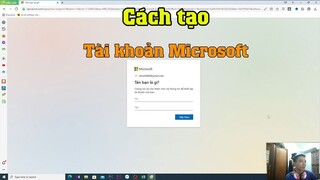 Hướng dẫn cách tạo tài khoản Microsoft miễn phí mới nhất