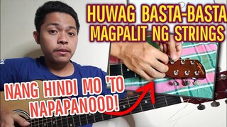 Paano palitan nang tama ang STRING ng Gitara(Beginners' Lesson)