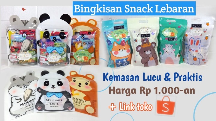 Bingkisan Snack Lebaran Unik, Kemasan Lucu || THR lebaran, angpao lebaran 2022