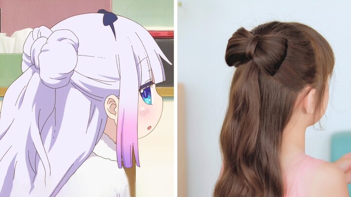 Kangna-chan memang dewa yang imut, dia bisa menata rambutnya dengan gaya apa pun!