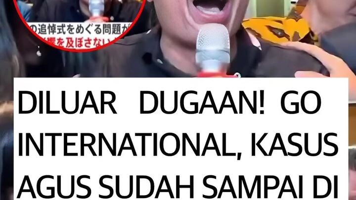 Si Agus udah nyampe jepang aja😂