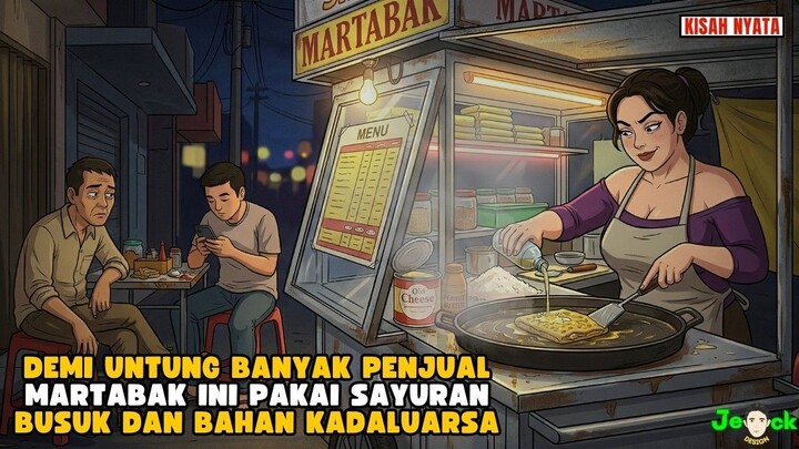 AZAB PENJUAL MARTABAK TELOR CURANG PAKAI SAYURAN BUSUK LANGSUNG DARI TEMPAT SAMPAH