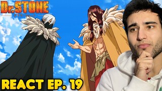 EU CONCORDO COM O VILÃO?! React Dr. Stone EP. 19