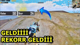 GELDİİİİ REKORR GELDİİİ MAÇA BAKK SOLO SQUAD PUBG MOBİLE