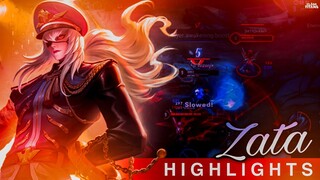 Zata Highlights | Part - 7 | 5 Stack Ultimate | Arena of Valor | Clash of Titans | CoT | AoV