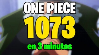 ONE PIECE 1073 en 3 MINUTOS !! EL GORDOSEI ESTÁ AQUÍ !! | Full Haki Marco