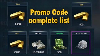 Modern Warships: Complete list of Promo Code if you missed it. grab it while still working.