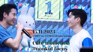 15.11.2023 All #นนกุล & #ไบร์ทนนกุล cute moments 🥰❤️🍀 ( #nonkul focus)