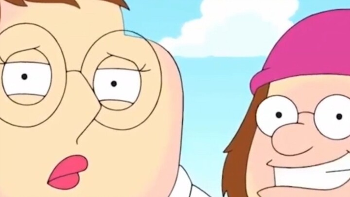 【Family Guy】Newborn and daughter play face-changing game