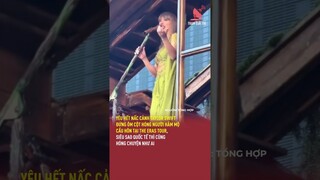 Yêu hết nấc cảnh Taylor Swift đứng ôm cột hóng người hâm mộ cầu hôn tại The Eras Tour