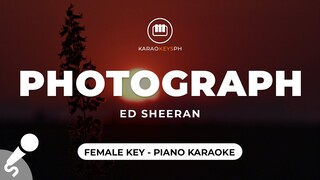 Photograph - Ed Sheeran (Female Key - Piano Karaoke)