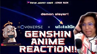 GENSHIN IMPACT  DI ANIMEKAN  STUDIO YANG MEMBUAT ANIME DEMON SLAYER!!