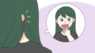 No one can unravel the reason why my hair...