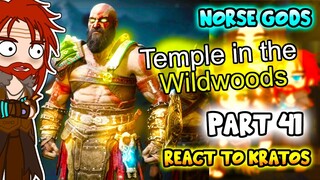Norse Gods react to Kratos Part 41 || GOW Ragnarök || - Gacha Club React