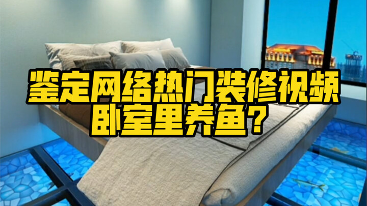 Mengevaluasi video renovasi rumah yang sedang populer di internet: memelihara ikan di kamar tidur?