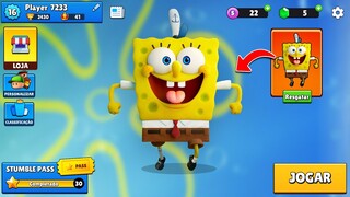 LIBEREI A NOVA SKIN DO BOB ESPONJA NO STUMBLE GUYS!