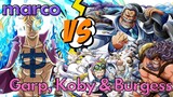 Marco the Phoenix vs Hero of Marines Garp and Koby - One Piece Pirate Warriors 4 Gameplay