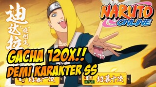 GACHA 120x LAGI!! 3 KARAKTER S SAJA TIDAK CUKUP - NARUTO : ONLINE