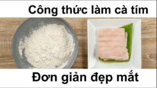 Công thức làm cá tím đơn giản đẹp mắt