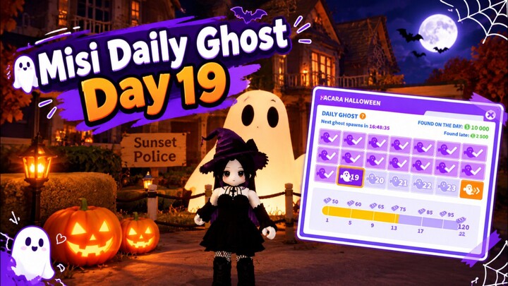 Misi Daily Ghost Day 19 Bloxburg Event Halloween