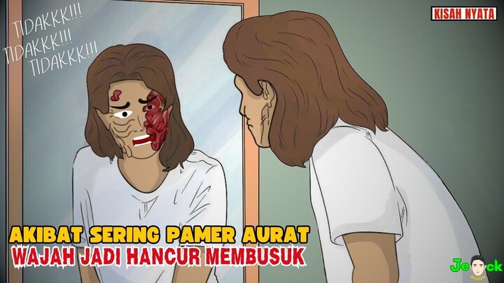 AKIBAT SERING PAMER AURT WAJAH JADI RUSAK MEMBUSUK  SINETRON AZAB