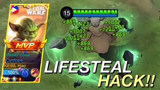 NEW CYCLOPS LIFE STEAL HACK!! (MUST TRY!!)