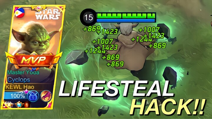 NEW CYCLOPS LIFE STEAL HACK!! (MUST TRY!!)
