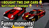 I bought two 2hp cars, and more Funny moments! | Car Parking Multiplayer