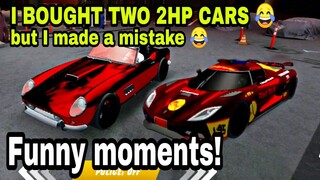 I bought two 2hp cars, and more Funny moments! | Car Parking Multiplayer