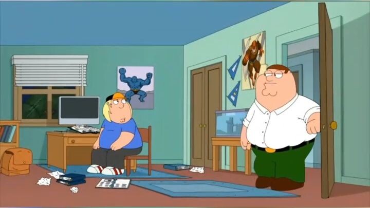 Peter Helps With Studying (Sort Of)