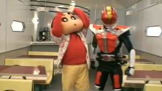 Sampai jumpa lagi, Crayon Shin-chan berkolaborasi dengan Kamen Rider Den Wang