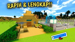 KEREN JUGA!! MAP REDSTONE INI DALEMNYA RAPIH DAN SERBA ADA!! - Map Showcase Minecraft #86